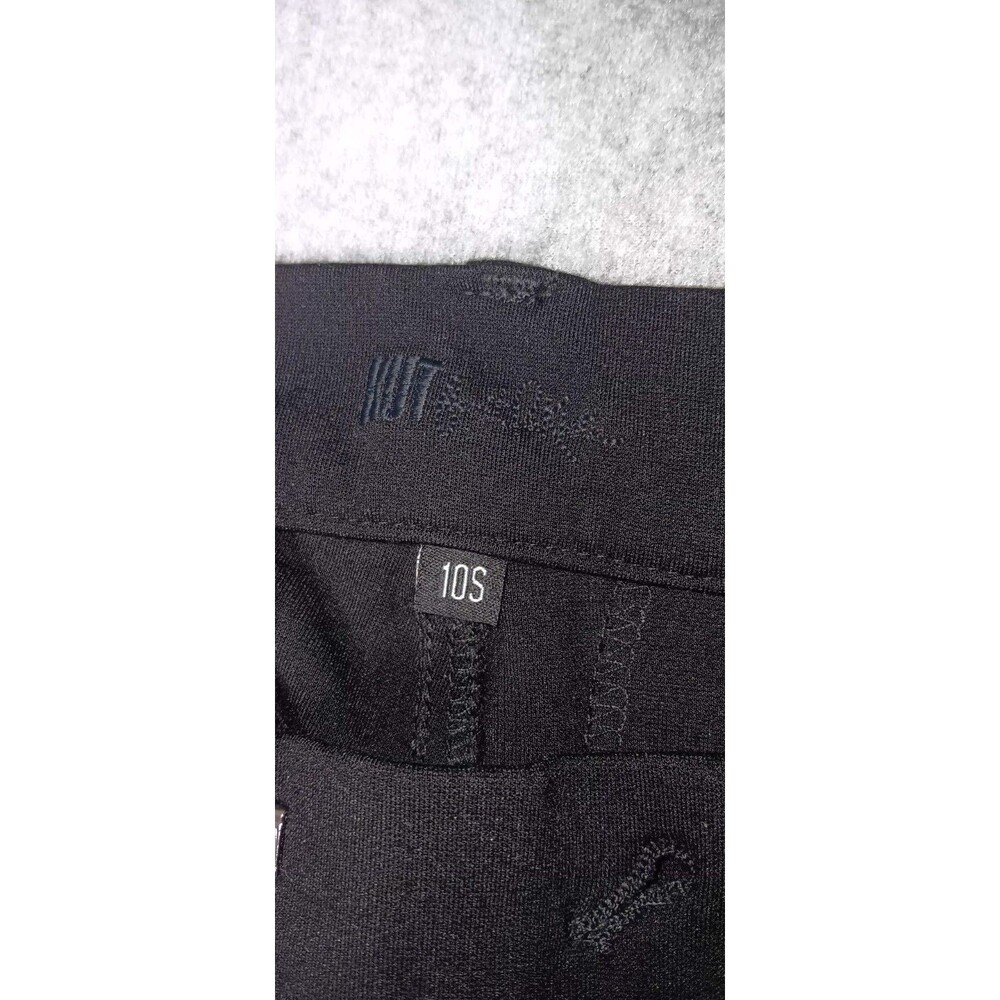 Kut From The Kloth Trouser Slacks Dress Pants Womens 10S Black Classic Preppy - Picture 2 of 14